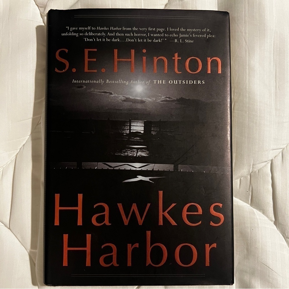 ☀️Hawkes Harbor by S.E. Hinton hardcover book